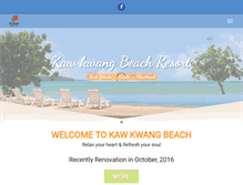 Tablet Screenshot of lanta-kawkwangresort.com